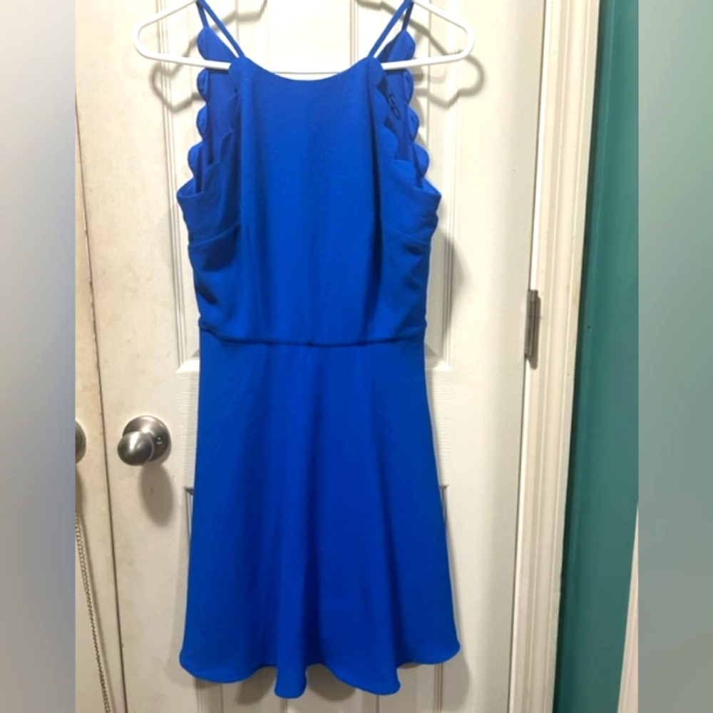 Royal blue summer dress